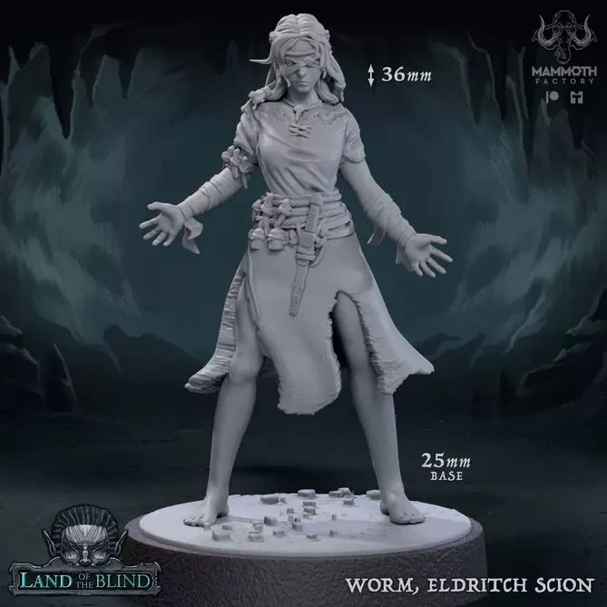 Miniature: Worm, Eldritch Scion