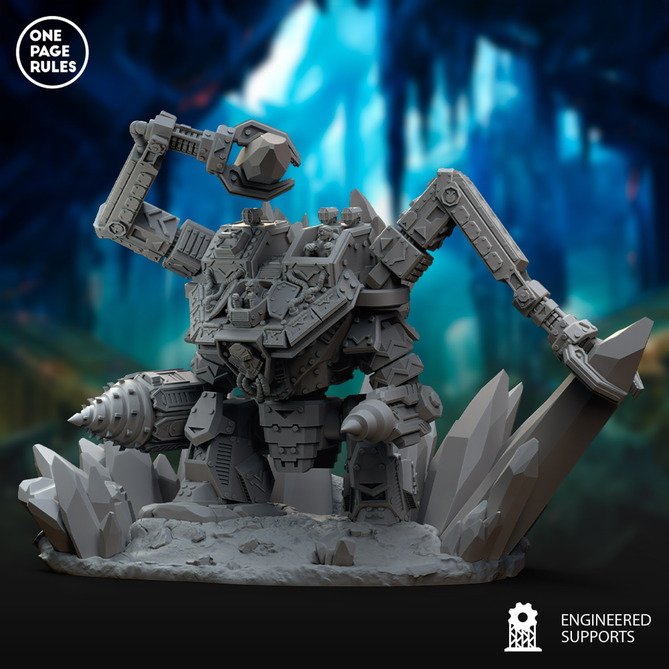 Miniature: Space Dwarfs Mining Titan