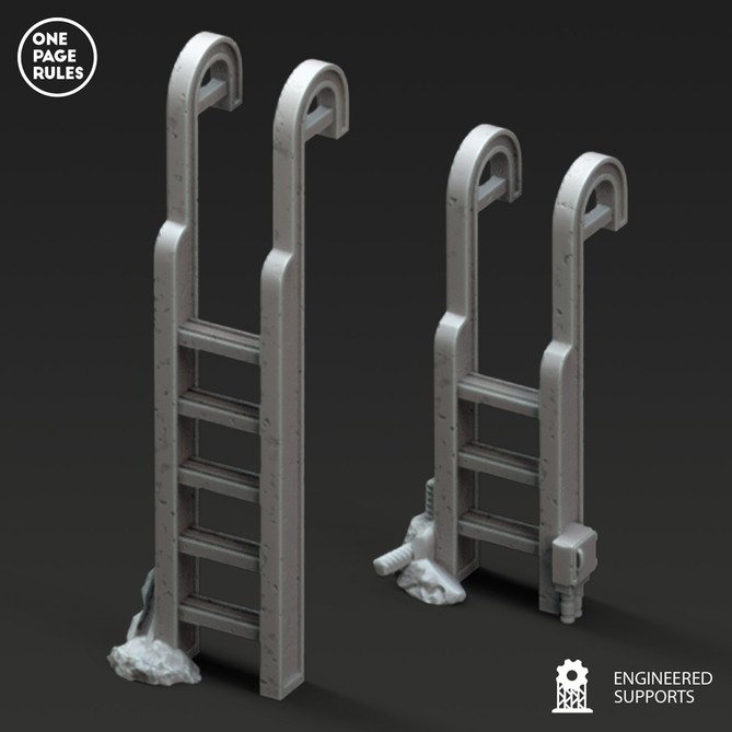 Miniature: Urban Ruins Ladder Short 1