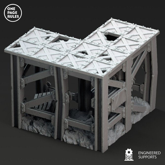 Miniature: Urban Ruins Pillar Tall Corner 1