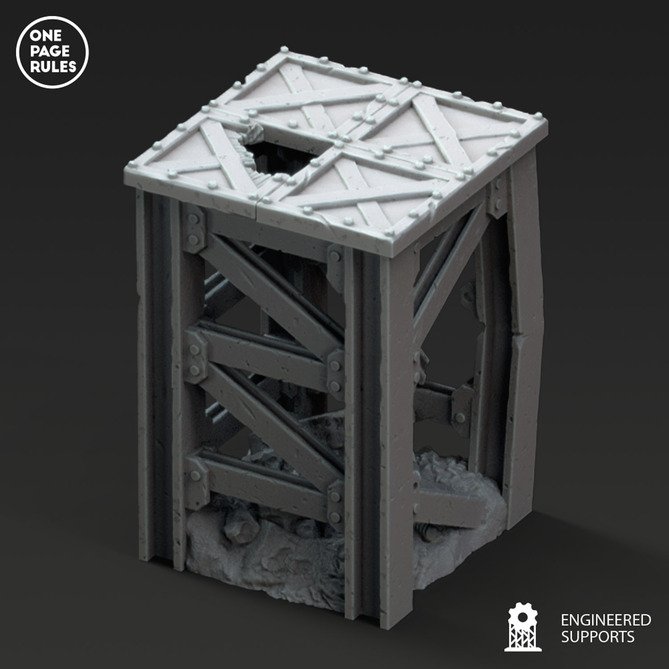 Miniature: Urban Ruins Pillar Tall Single 1