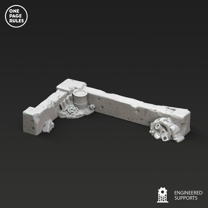 Miniature: Urban Ruins Corner Low Intact