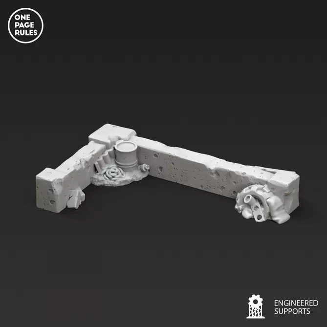 Miniature: Urban Ruins Corner Low Intact