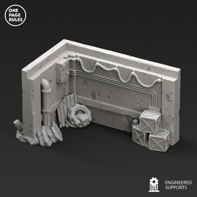 Miniature: Urban Ruins Corner Regular Intact