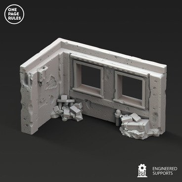 Urban Ruins Corner Window Intact