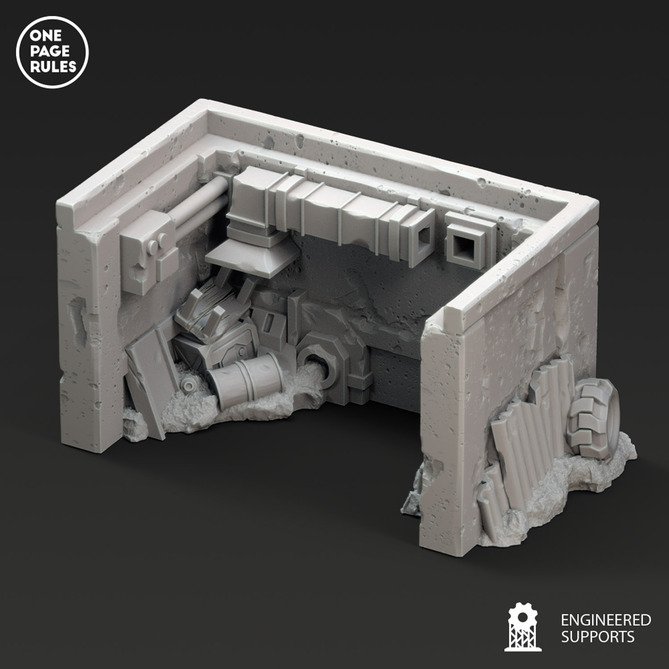 Miniature: Urban Ruins Wall Regular Intact