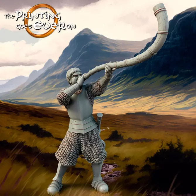 Miniature: Fiefdoms Axemen Musician