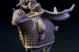 Miniature: Dark Cataphract (Foot and Mounted)