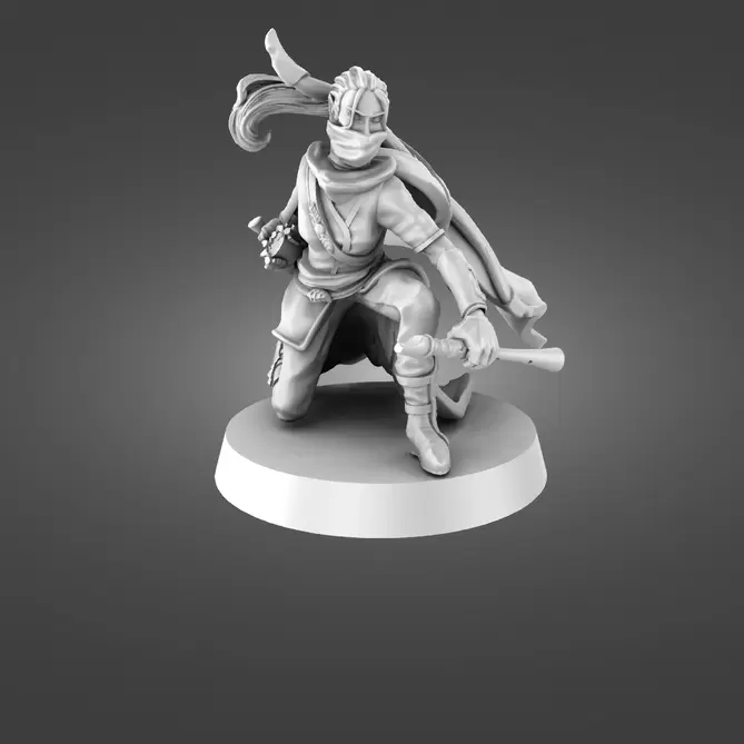 Miniature: Elven Sentinel