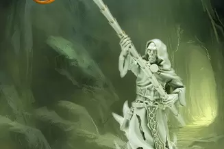 Miniature: Ghost Mage (Foot and Mounted)