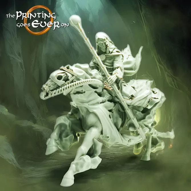 Miniature: Ghost Mage (Foot and Mounted)