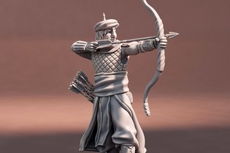 Miniature: Men of the East Warriors