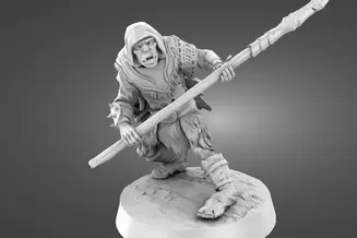 Miniature: Orc Spearmen