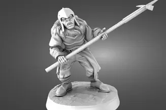 Miniature: Orc Spearmen