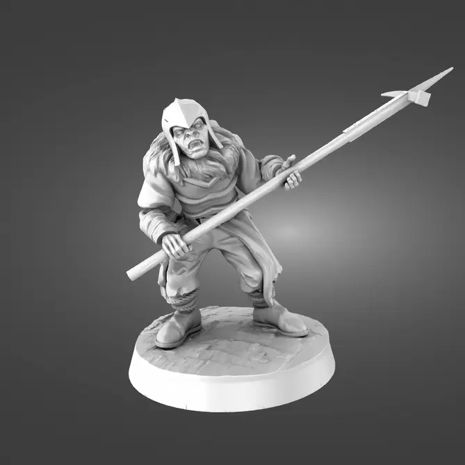 Miniature: Orc Spearmen