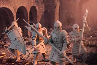 Миниатюра: Gonthan Men-at-Arms