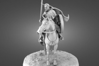Миниатюра: Ristania Captain (Foot and Mounted)