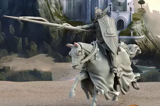 Миниатюра: Fiefdoms Swan Knights (Mounted)