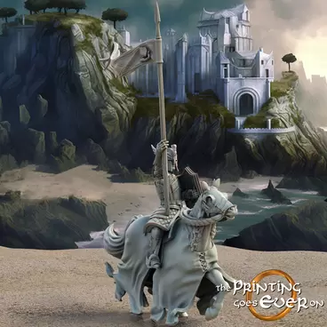 Fiefdoms Swan Knights Bannerman (Foot and Mounted)