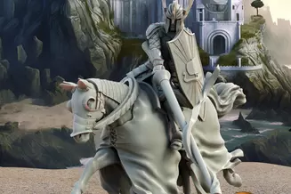 Миниатюра: Fiefdoms Swan Knights (Mounted)