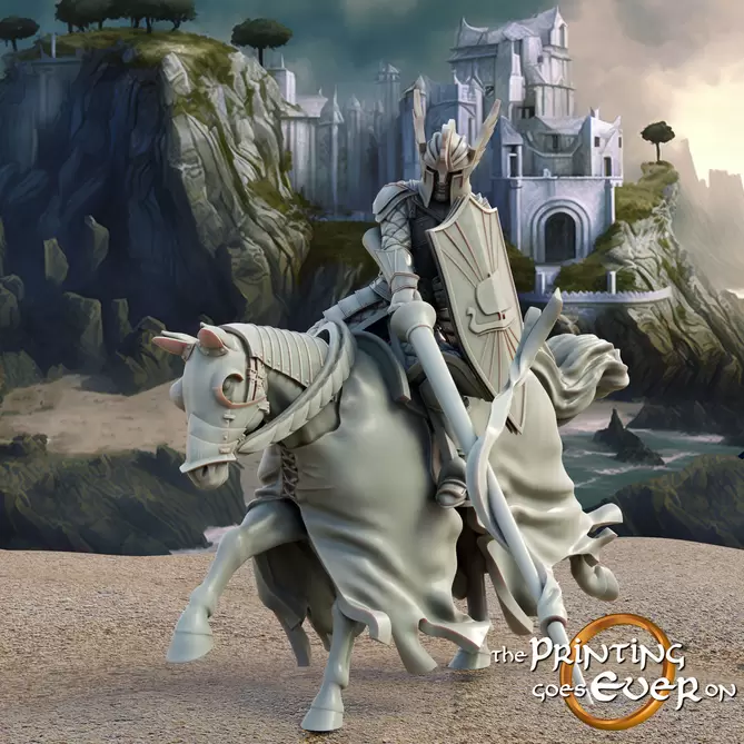 Миниатюра: Fiefdoms Swan Knights (Mounted)