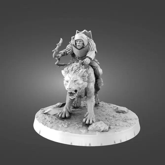 Miniature: Warg Riders