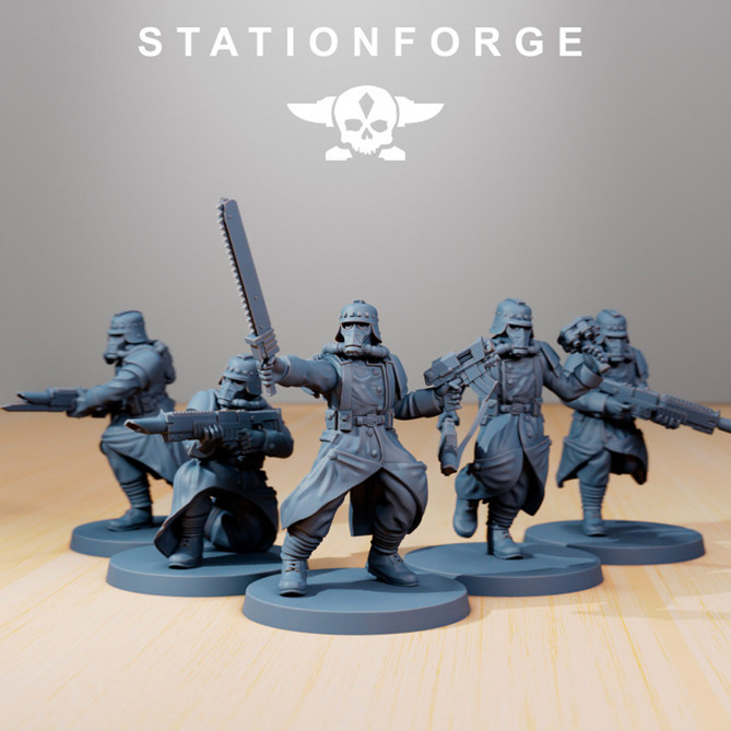 Miniature: Grim Guard Trench Runners