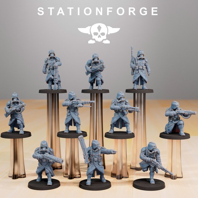 Miniature: Grim Guard Infantry Squad