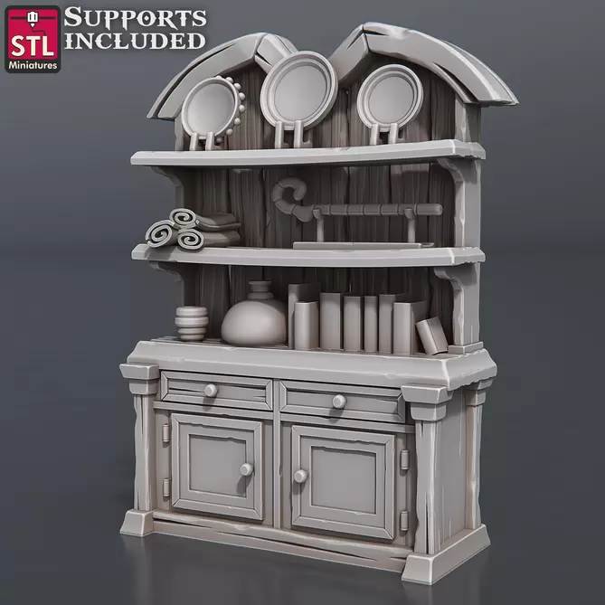Miniature: Antique Shop Library