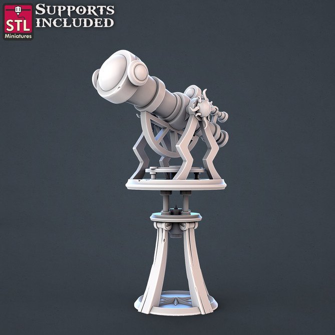 Miniature: Astronomer Telescope