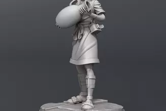 Miniature: Bathhouse Assistants