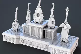 Miniature: Music Store Display