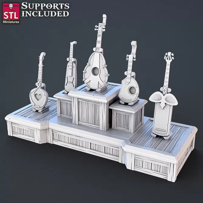 Miniature: Music Store Display