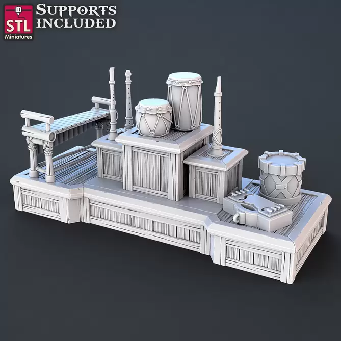 Miniature: Music Store Display