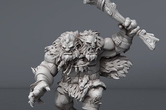 Miniature: Two-headed Trolls