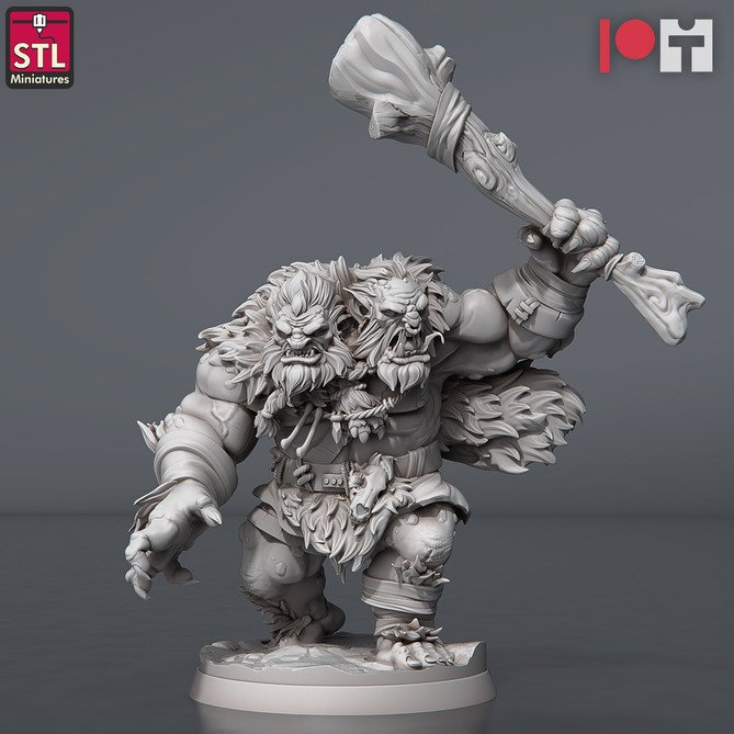 Miniature: Two-headed Trolls