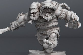 Miniature: Two-headed Trolls