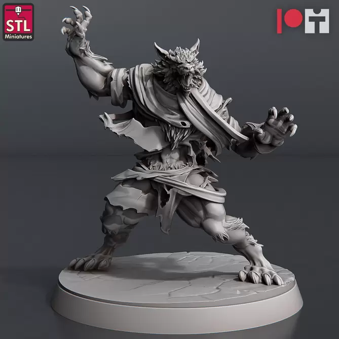 Miniature: Feral Werewolves