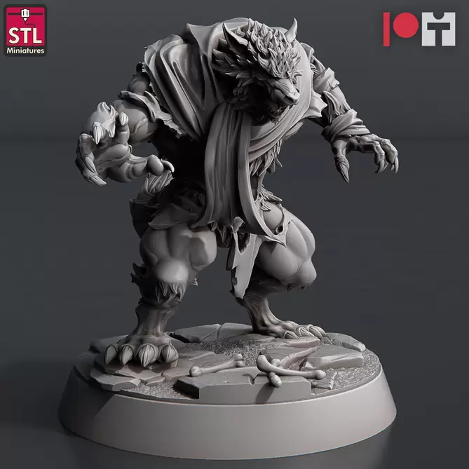 Miniature: Feral Werewolves