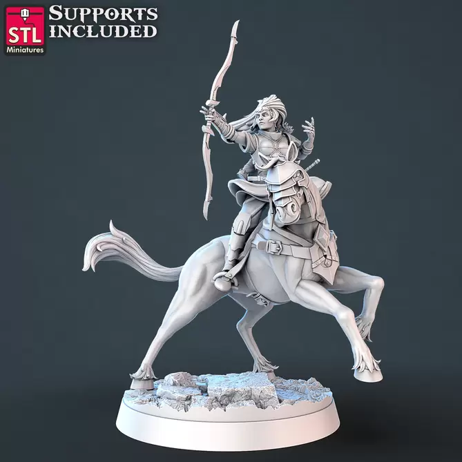 Miniature: Dragon Hunter Horseman