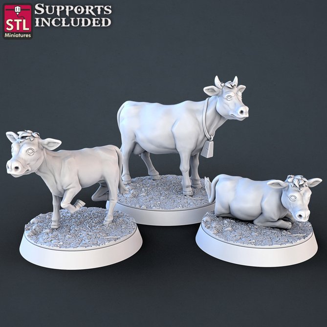Miniature: Farm Cows