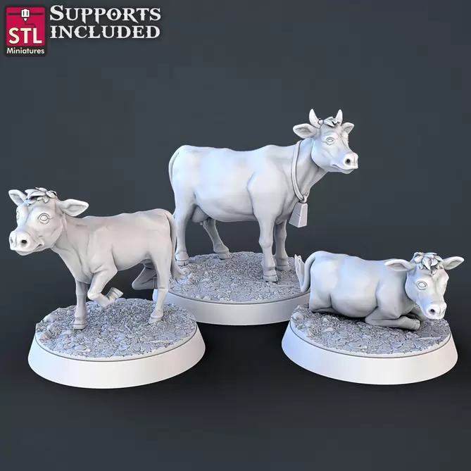 Miniature: Farm Cows