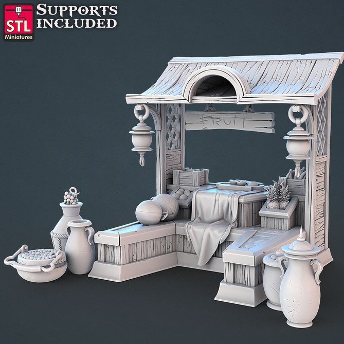 Miniature: Food Stands
