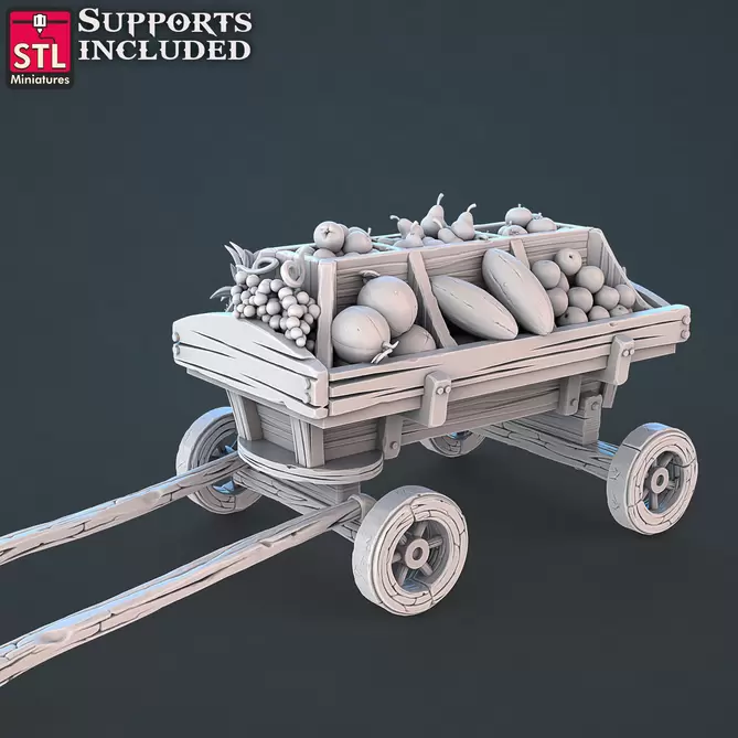 Miniature: Food Cart