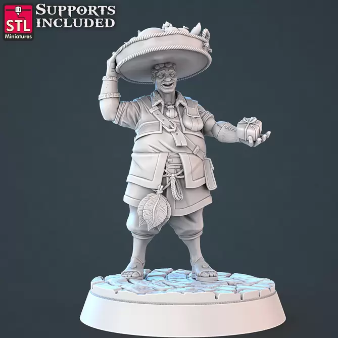 Miniature: Food Vendor C