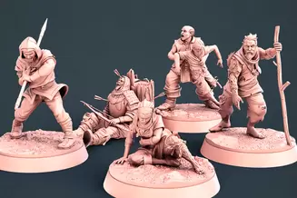 Миниатюра: Injured Villagers