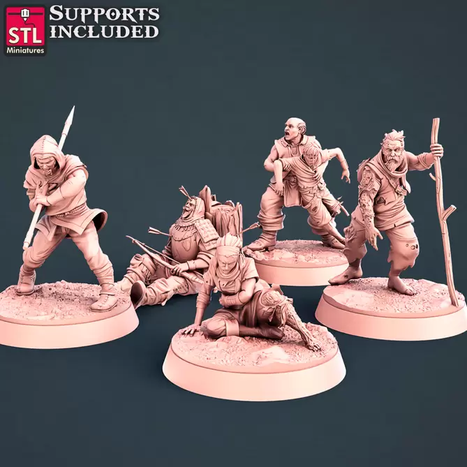 Миниатюра: Injured Villagers