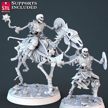 Skeleton Warrior (Foot and Mounted)