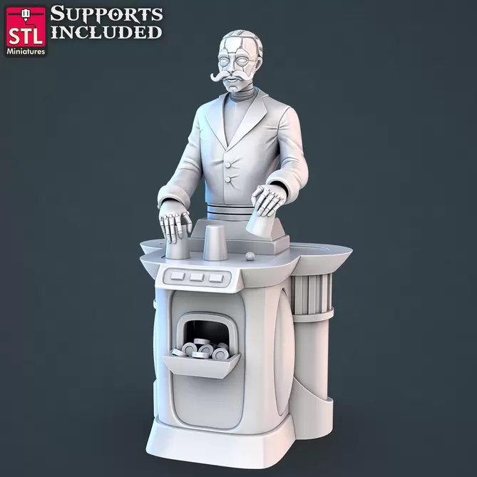 Miniature: Street Gambler Automata