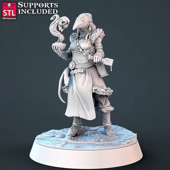 Miniature: Toxic Vendor Female